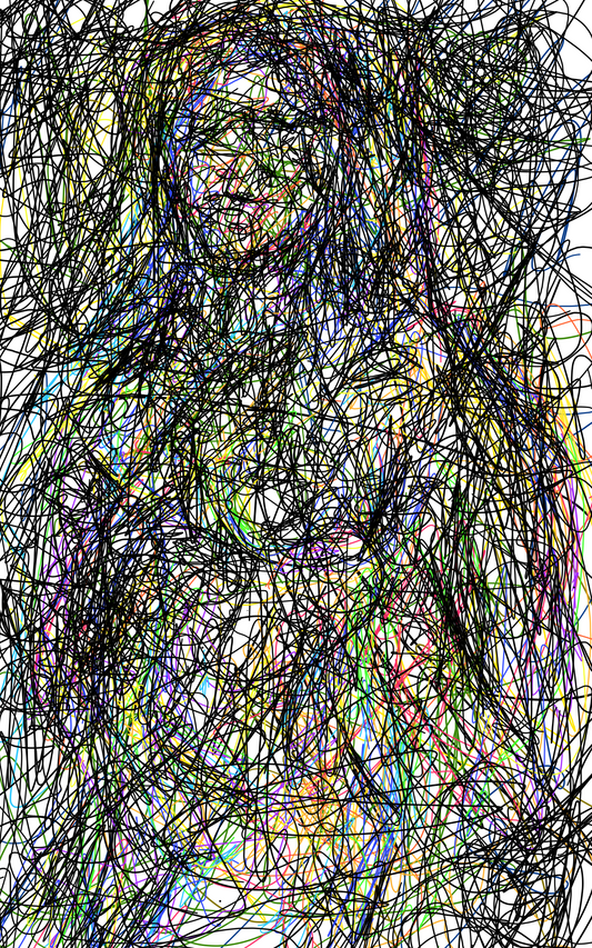 AI PROOF "Divine Femminine" by K1PFAND (AI PROOF) Series Art Print